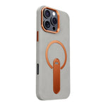 Custodia per telefono magnetica a cerchio sottile con rotazione a 360 gradi e contrasto cromatico., For iPhone 16 Pro, For iPhone 15 Pro Max