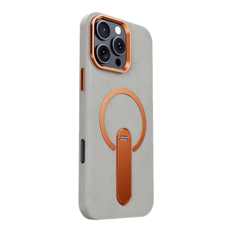 Custodia per telefono magnetica a cerchio sottile con rotazione a 360 gradi e contrasto cromatico., For iPhone 16 Pro, For iPhone 15 Pro Max