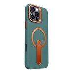 Custodia per telefono magnetica a cerchio sottile con rotazione a 360 gradi e contrasto cromatico., For iPhone 16 Pro, For iPhone 15 Pro Max