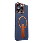 Custodia per telefono magnetica a cerchio sottile con rotazione a 360 gradi e contrasto cromatico., For iPhone 16 Pro, For iPhone 15 Pro Max