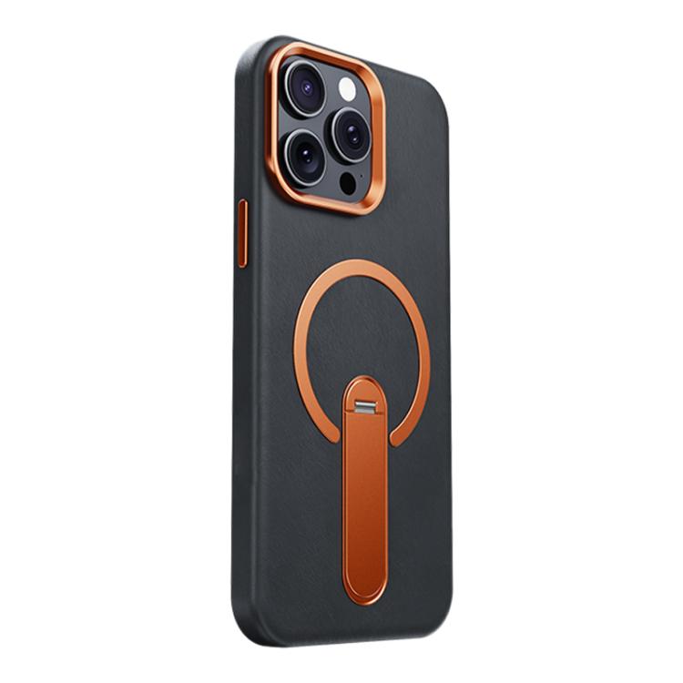 Custodia per telefono magnetica a cerchio sottile con rotazione a 360 gradi e contrasto cromatico., For iPhone 16 Pro, For iPhone 15 Pro Max