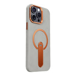 Custodia per telefono magnetica a cerchio sottile con rotazione a 360 gradi e contrasto cromatico., For iPhone 16 Pro, For iPhone 15 Pro Max