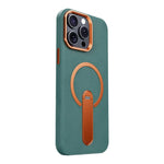 Custodia per telefono magnetica a cerchio sottile con rotazione a 360 gradi e contrasto cromatico., For iPhone 16 Pro, For iPhone 15 Pro Max