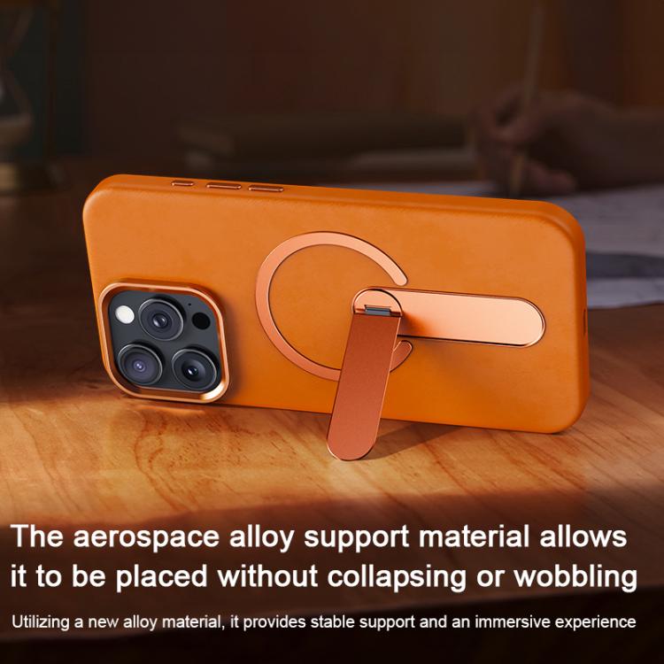 Custodia per telefono magnetica a cerchio sottile con rotazione a 360 gradi e contrasto cromatico., For iPhone 16 Pro, For iPhone 15 Pro Max