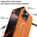 Custodia per telefono magnetica a cerchio sottile con rotazione a 360 gradi e contrasto cromatico., For iPhone 16 Pro, For iPhone 15 Pro Max