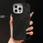 Custodia magnetica per telefono in pelle a tinta unita con copertura completa., For iPhone 15 Pro Max, For iPhone 15 Pro
