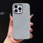 Custodia magnetica per telefono in pelle a tinta unita con copertura completa., For iPhone 15 Pro Max, For iPhone 15 Pro