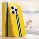Custodia magnetica per telefono Boundless Rock Sand Starting Line Series con colori a contrasto, For iPhone 16 Pro