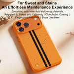Custodia magnetica per telefono Boundless Rock Sand Starting Line Series con colori a contrasto, For iPhone 16 Pro