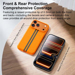 Custodia magnetica per telefono Boundless Rock Sand Starting Line Series con colori a contrasto, For iPhone 16 Pro