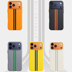 Custodia magnetica per telefono Boundless Rock Sand Starting Line Series con colori a contrasto, For iPhone 16 Pro