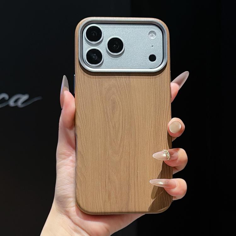 Custodia magnetica per telefono con finitura effetto legno a copertura totale, For iPhone 17 Pro Max, For iPhone 17 Pro, For iPhone 16 Pro Max, For iPhone 16 Pro, For iPhone 15 Pro Max, For iPhone 15 Pro