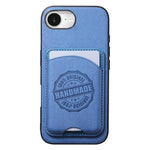 Cover magnetica per telefono in ecopelle vegana con trama twill e porta carte removibile., For iPhone 16e / 17e, For iPhone 17 Pro Max, For iPhone 17 Pro