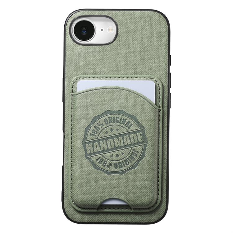 Cover magnetica per telefono in ecopelle vegana con trama twill e porta carte removibile., For iPhone 16e / 17e, For iPhone 17 Pro Max, For iPhone 17 Pro