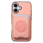 Cover magnetica per telefono in ecopelle vegana con trama twill e porta carte removibile., For iPhone 16 Pro, For iPhone 16 Plus, For iPhone 16