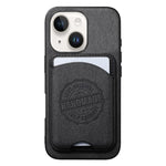 Cover magnetica per telefono in ecopelle vegana con trama twill e porta carte removibile., For iPhone 13 Pro, For iPhone 13, For iPhone 12