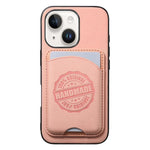 Cover magnetica per telefono in ecopelle vegana con trama twill e porta carte removibile., For iPhone 13 Pro, For iPhone 13, For iPhone 12