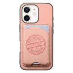 Cover magnetica per telefono in ecopelle vegana con trama twill e porta carte removibile., For iPhone 13 Pro, For iPhone 13, For iPhone 12