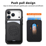 Cover magnetica per telefono in ecopelle vegana con trama twill e porta carte removibile., For iPhone 12 Pro Max, For iPhone 12 Pro, For iPhone 11 Pro Max