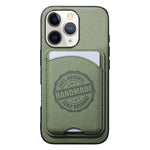 Cover magnetica per telefono in ecopelle vegana con trama twill e porta carte removibile., For iPhone 12 Pro Max, For iPhone 12 Pro, For iPhone 11 Pro Max