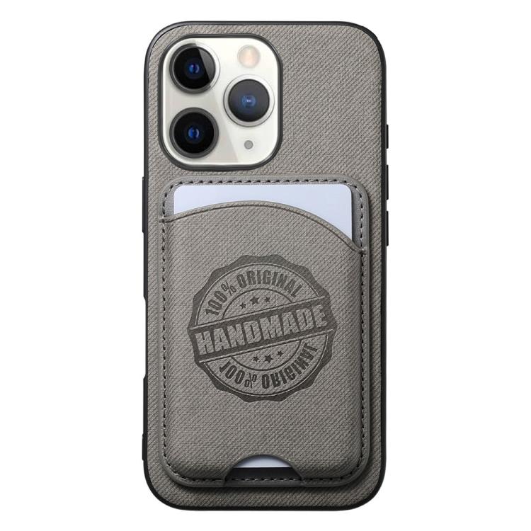 Cover magnetica per telefono in ecopelle vegana con trama twill e porta carte removibile., For iPhone 12 Pro Max, For iPhone 12 Pro, For iPhone 11 Pro Max