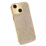 Custodia glitter con cornice galvanizzata per iPhone 11-13