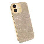 Custodia glitter con cornice galvanizzata per iPhone 11-13