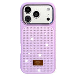 Custodia per telefono antiurto in TPU + PC con strass in resina e emblema in metallo., For iPhone 17 Pro Max, For iPhone 17 Pro, For iPhone 17, For iPhone Air