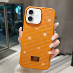 Custodia per telefono antiurto in TPU + PC con strass in resina e emblema in metallo., For iPhone 17 Pro Max, For iPhone 17 Pro, For iPhone 17, For iPhone Air