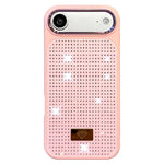 Custodia per telefono antiurto in TPU + PC con strass in resina e emblema in metallo., For iPhone 17 Pro Max, For iPhone 17 Pro, For iPhone 17, For iPhone Air