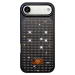Custodia per telefono antiurto in TPU + PC con strass in resina e emblema in metallo., For iPhone 17 Pro Max, For iPhone 17 Pro, For iPhone 17, For iPhone Air
