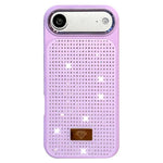 Custodia per telefono antiurto in TPU + PC con strass in resina e emblema in metallo., For iPhone 17 Pro Max, For iPhone 17 Pro, For iPhone 17, For iPhone Air
