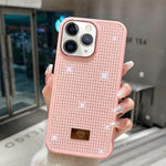 Custodia per telefono antiurto in TPU + PC con strass in resina e emblema in metallo., For iPhone 12 Pro, For iPhone 11 Pro Max, For iPhone 11
