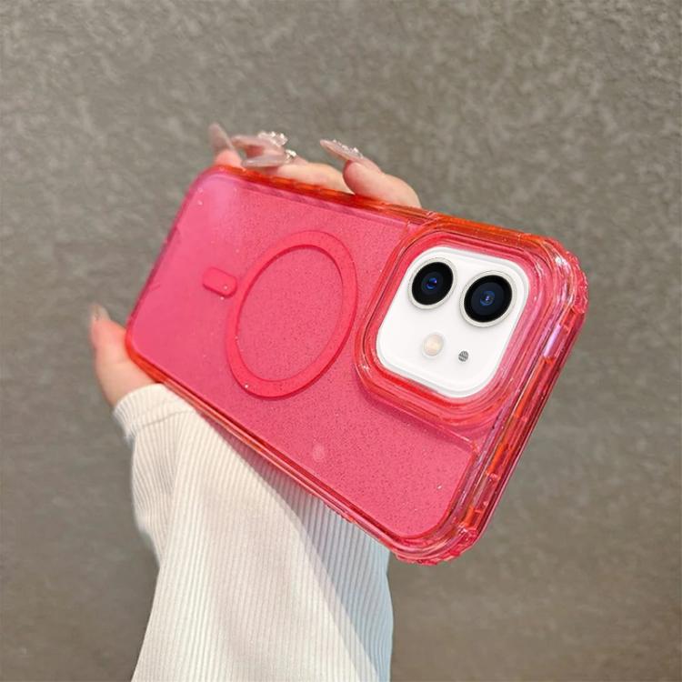 Custodia magnetica glitter 3 in 1 per iPhone