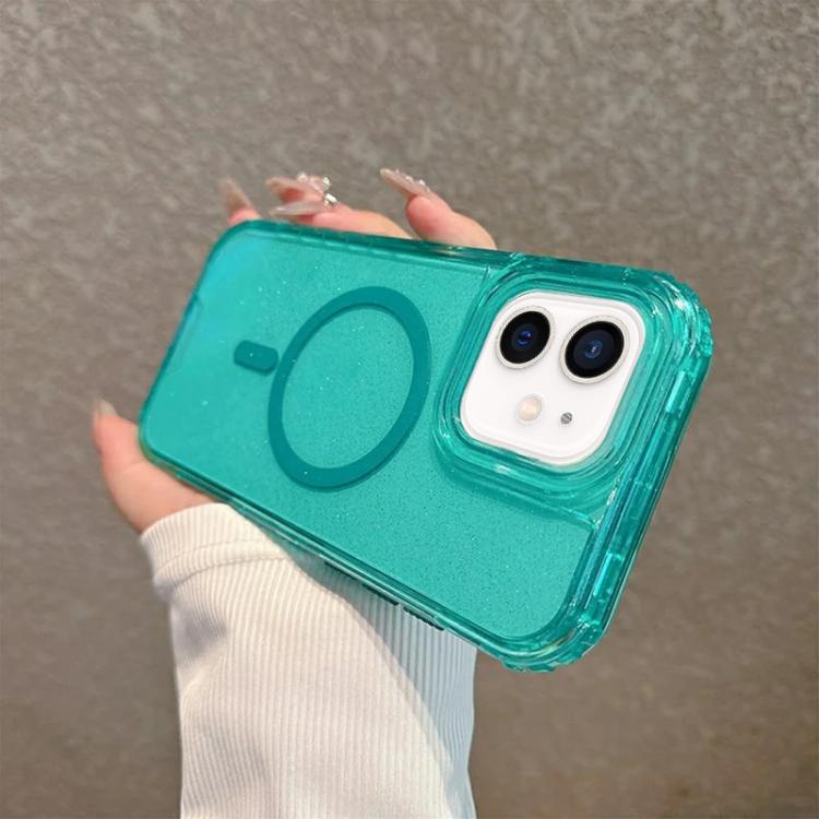 Custodia magnetica glitter 3 in 1 per iPhone