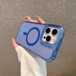 Custodia magnetica glitter 3 in 1 per iPhone