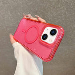 Custodia magnetica glitter 3 in 1 per iPhone 15