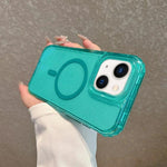Custodia magnetica glitter 3 in 1 per iPhone 15
