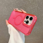 Custodia magnetica glitter 3 in 1 per iPhone 15