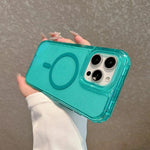 Custodia magnetica glitter 3 in 1 per iPhone 15