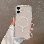 Custodia magnetica glitter 3 in 1 per iPhone 17 e Air