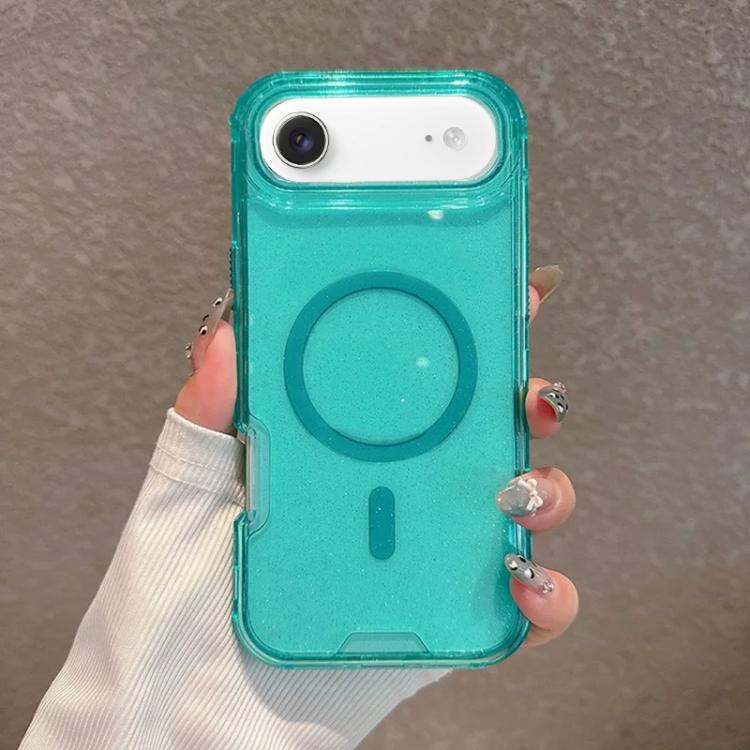 Custodia magnetica glitter 3 in 1 per iPhone 17 e Air