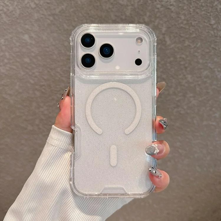 Custodia magnetica glitter 3 in 1 per iPhone 17 e Air