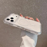 Custodia magnetica glitter 3 in 1 per iPhone 17 e Air