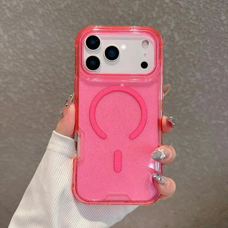 Custodia magnetica glitter 3 in 1 per iPhone 17 e Air