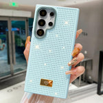 Custodia per telefono antiurto in TPU + PC con strass in resina e emblema in metallo., For Samsung Galaxy S25 Ultra 5G, For Samsung Galaxy S24 Ultra 5G, For Samsung Galaxy S23 Ultra 5G, For Samsung Galaxy S22 Ultra 5G