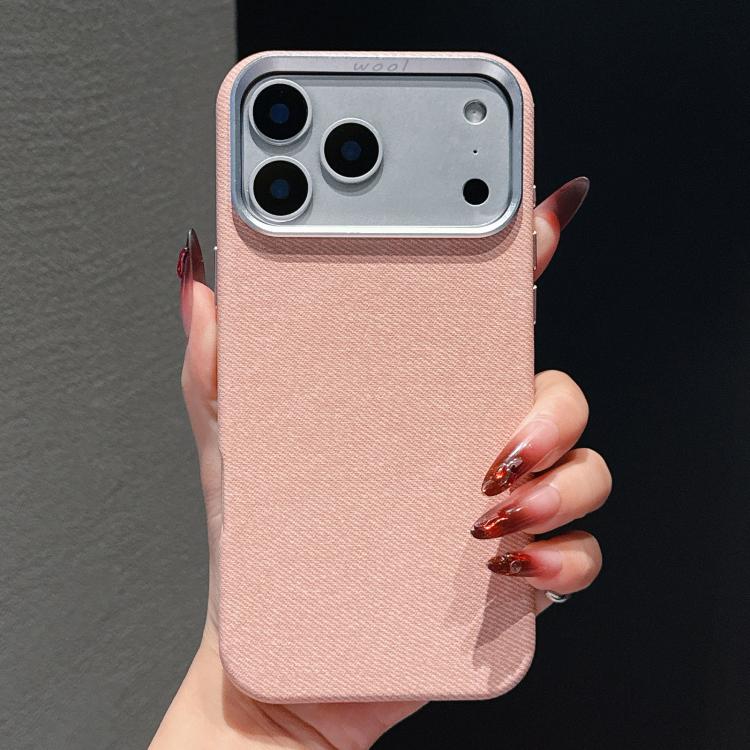 Custodia magnetica per telefono a copertura totale in tessuto di lana e lino, For iPhone 17 Pro Max, For iPhone 17 Pro, For iPhone 17, For iPhone Air