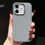 Custodia magnetica per telefono a copertura totale in tessuto di lana e lino, For iPhone 17 Pro Max, For iPhone 17 Pro, For iPhone 17, For iPhone Air