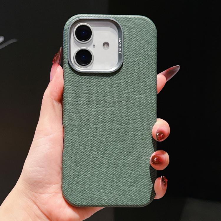 Custodia magnetica per telefono a copertura totale in tessuto di lana e lino, For iPhone 17 Pro Max, For iPhone 17 Pro, For iPhone 17, For iPhone Air