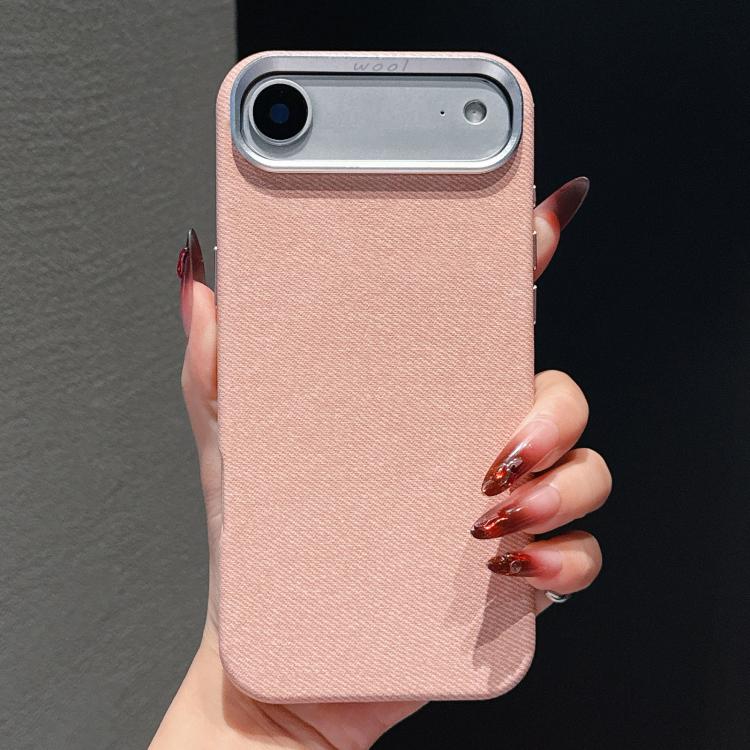 Custodia magnetica per telefono a copertura totale in tessuto di lana e lino, For iPhone 17 Pro Max, For iPhone 17 Pro, For iPhone 17, For iPhone Air
